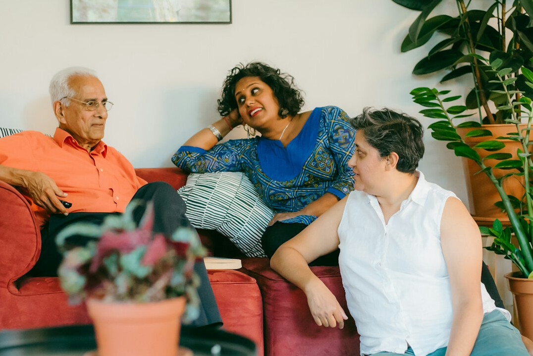 middle class family discussion