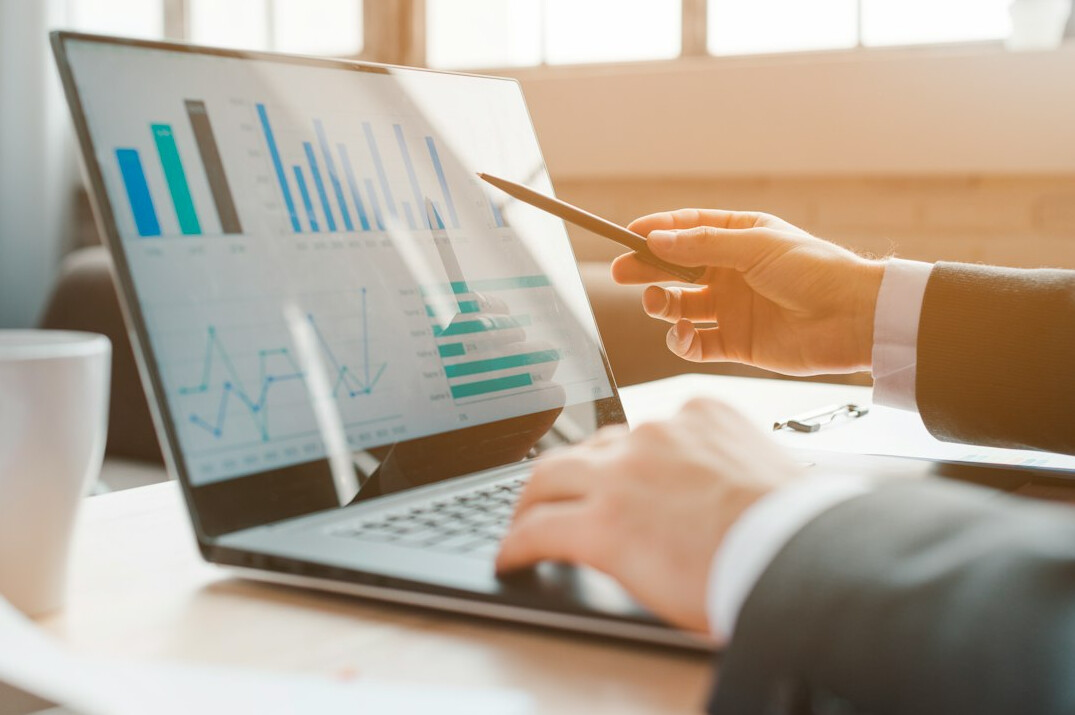 researcher analyzing charts